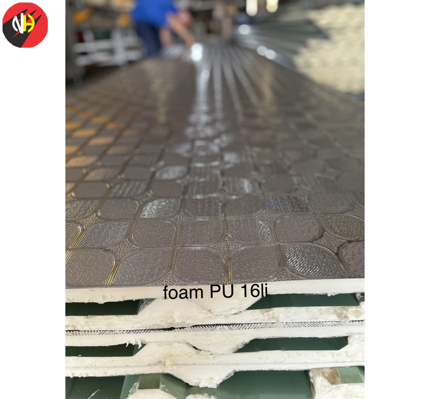 Tôn hoa văn đồng tiền 3D Foam PU 16 li