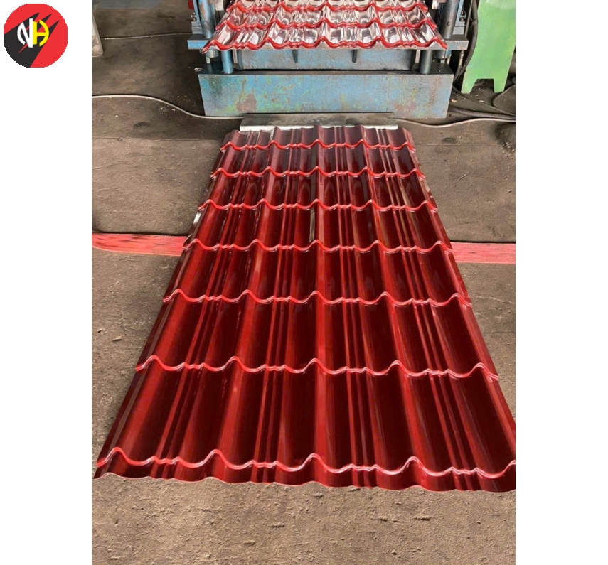 Tôn sóng ngói màu đỏ đậm