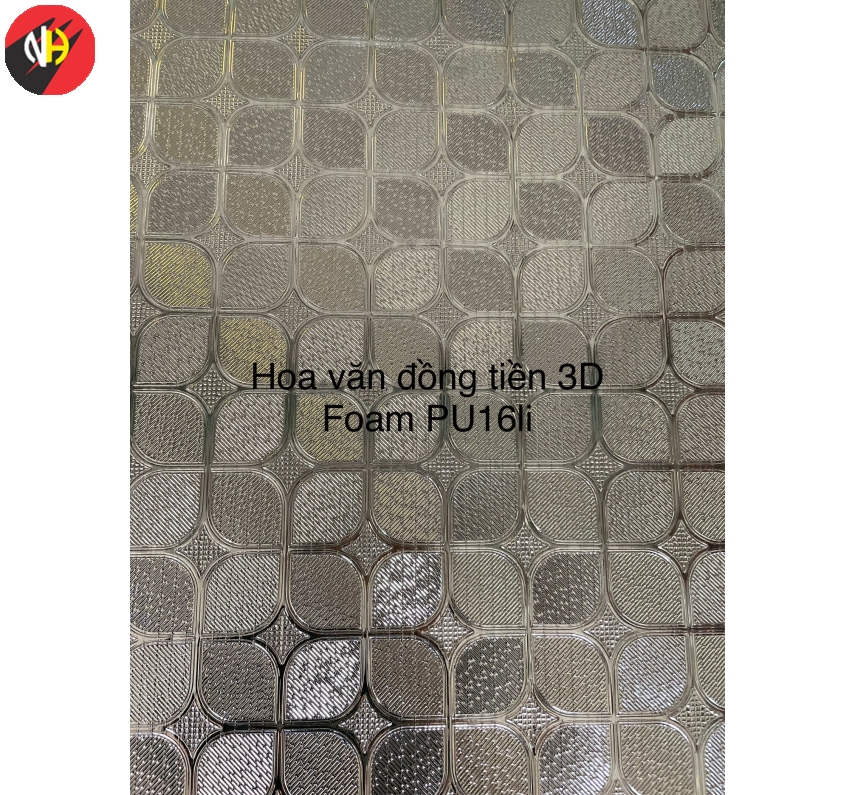 Tôn hoa văn đồng tiền 3D Foam PU 16 li